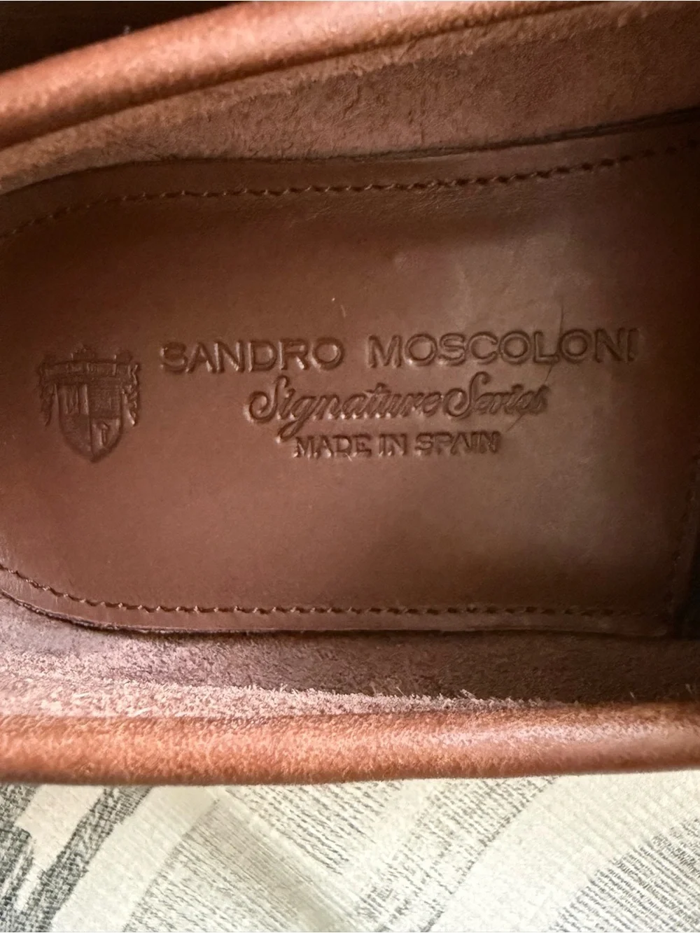 Sandro Moscoloni Brown Leather Bit Loafers with Silver Hardware